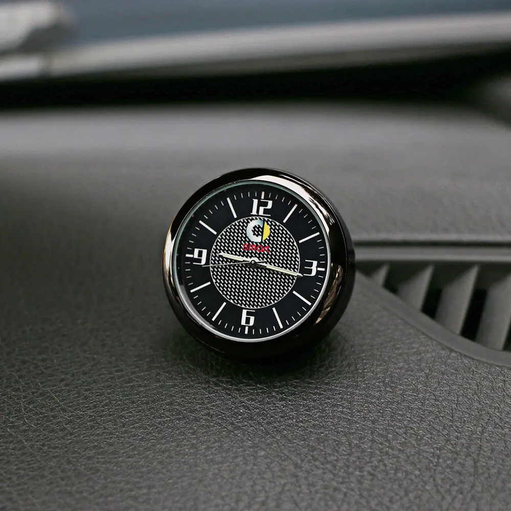 Стайлинг автомобиля часы с орнаментом на выход приборной панели украшение для