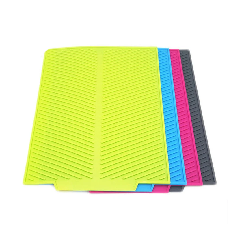 Силиконовое квадратное прочное блюдо сушилка для слива столовые приборы