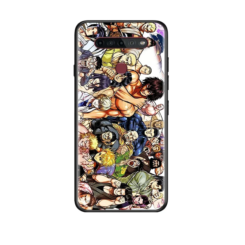

Anime Kengan Ashura For LG G8 V30 V35 V40 V50 V60 Q60 K40S K50S K41S K51S K61 K71 K22 ThinQ 5G TPU Silicone Black Phone Case