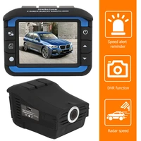 vg3 2 in 1 car dvr camera driving video recorder auto interior dual voice radar detector dash cam with charger