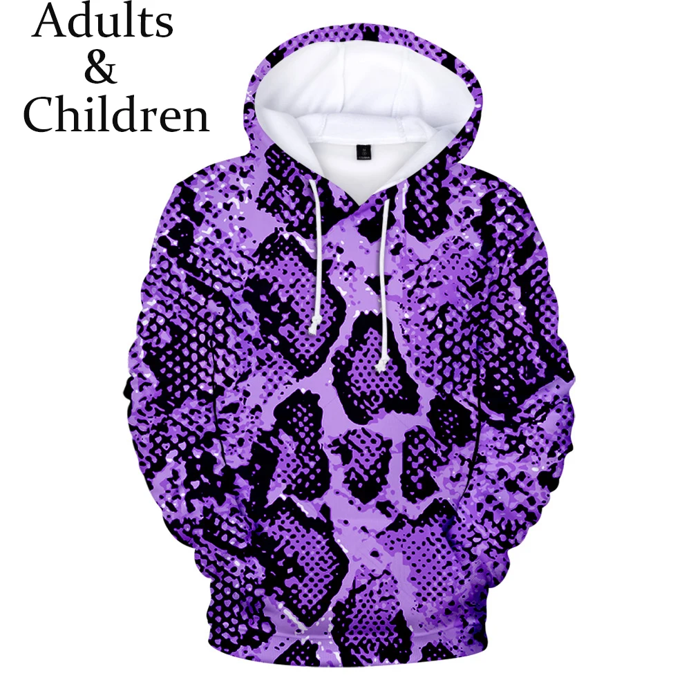 Popular Hoodie Men's Women's 3D Animal Texture Children's Sweatshirt Comfortable Casual Boys Girls Yellow Autumn Winter Pullover |