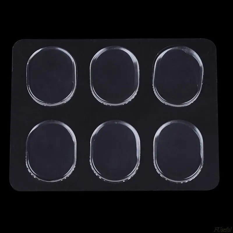

6Pcs/Set New Transparent Snare Drum Mute Pad Drum Damper Gel Pads Snare Tom Drum Muffler Mute Percussion Instrument Accessories