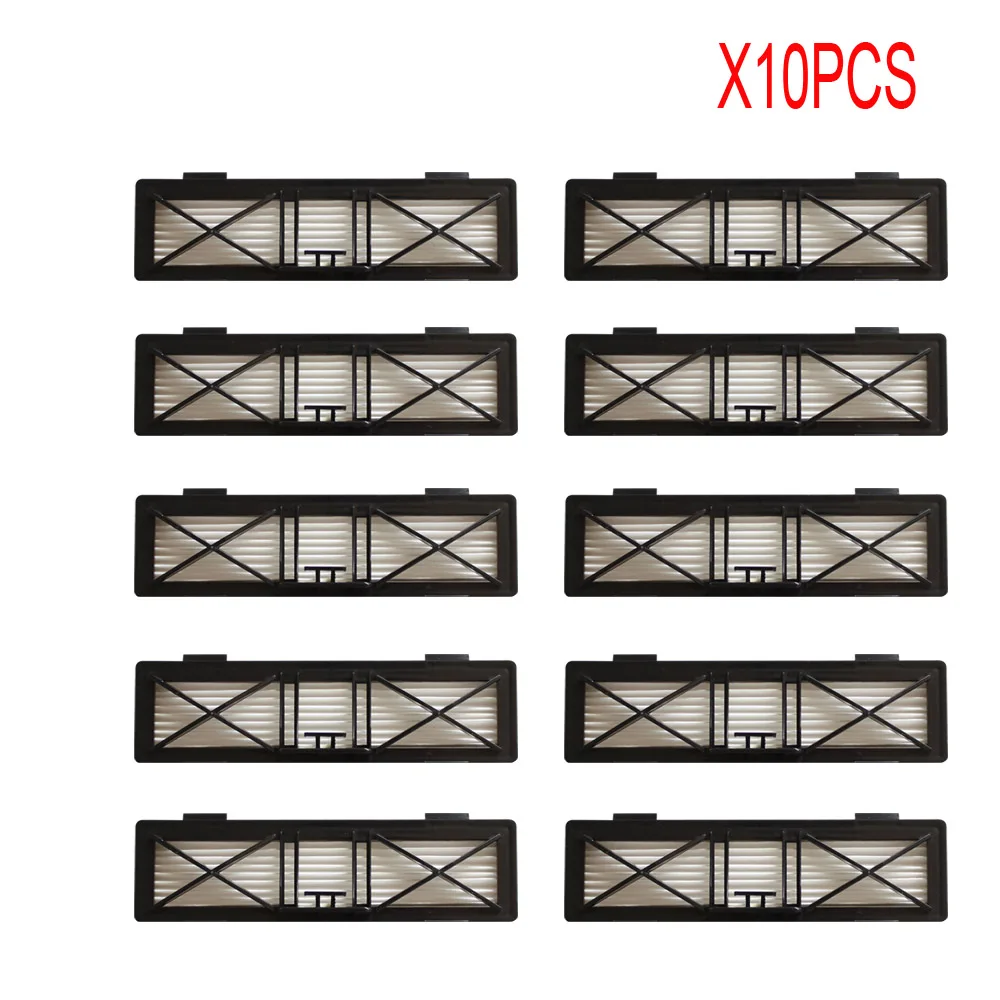 

10pcs Portable Replacement Filters Side Brushes for Neato Botvac 70e 75 80 85 D75 D80 Vacuum Cleaner Parts