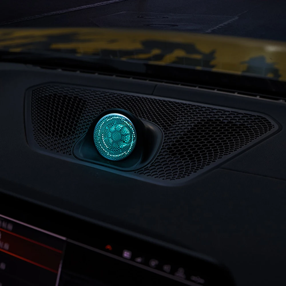 車周囲bmw G 3 シリーズled発光スピーカーツイーターカバーケーストリムシンクの色ランプconsoleライト