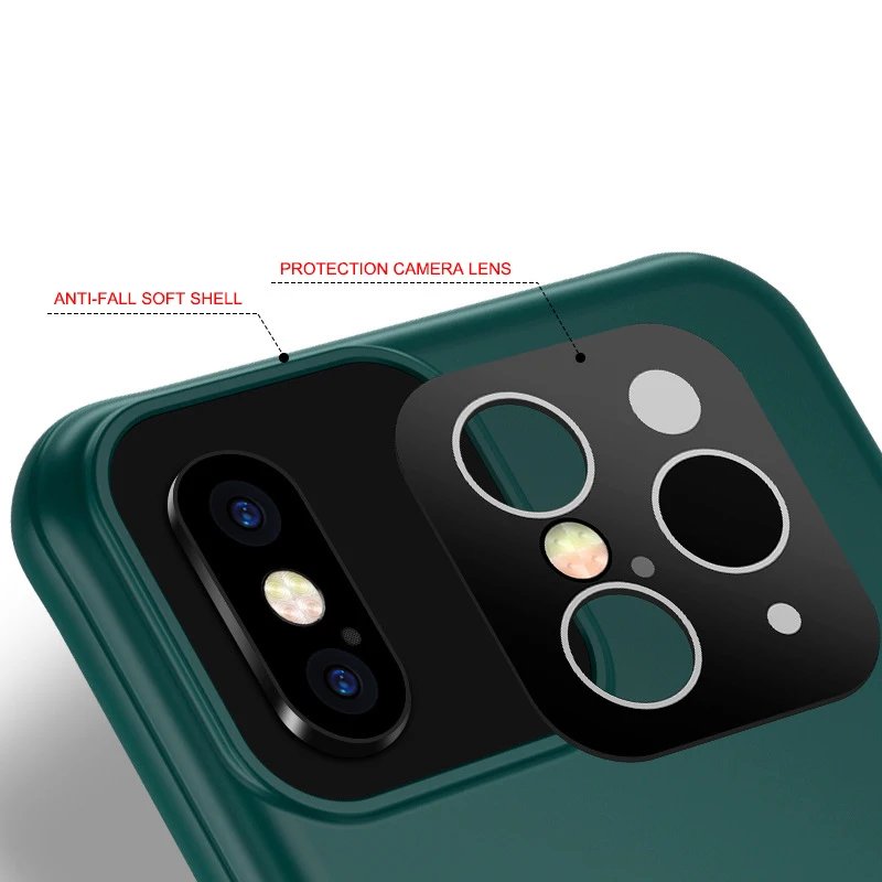 Case For iPhone X XR XS MAX Second Change 11 Pro Max Skin Feeling Shakeproof Silicone Soft Cover |
