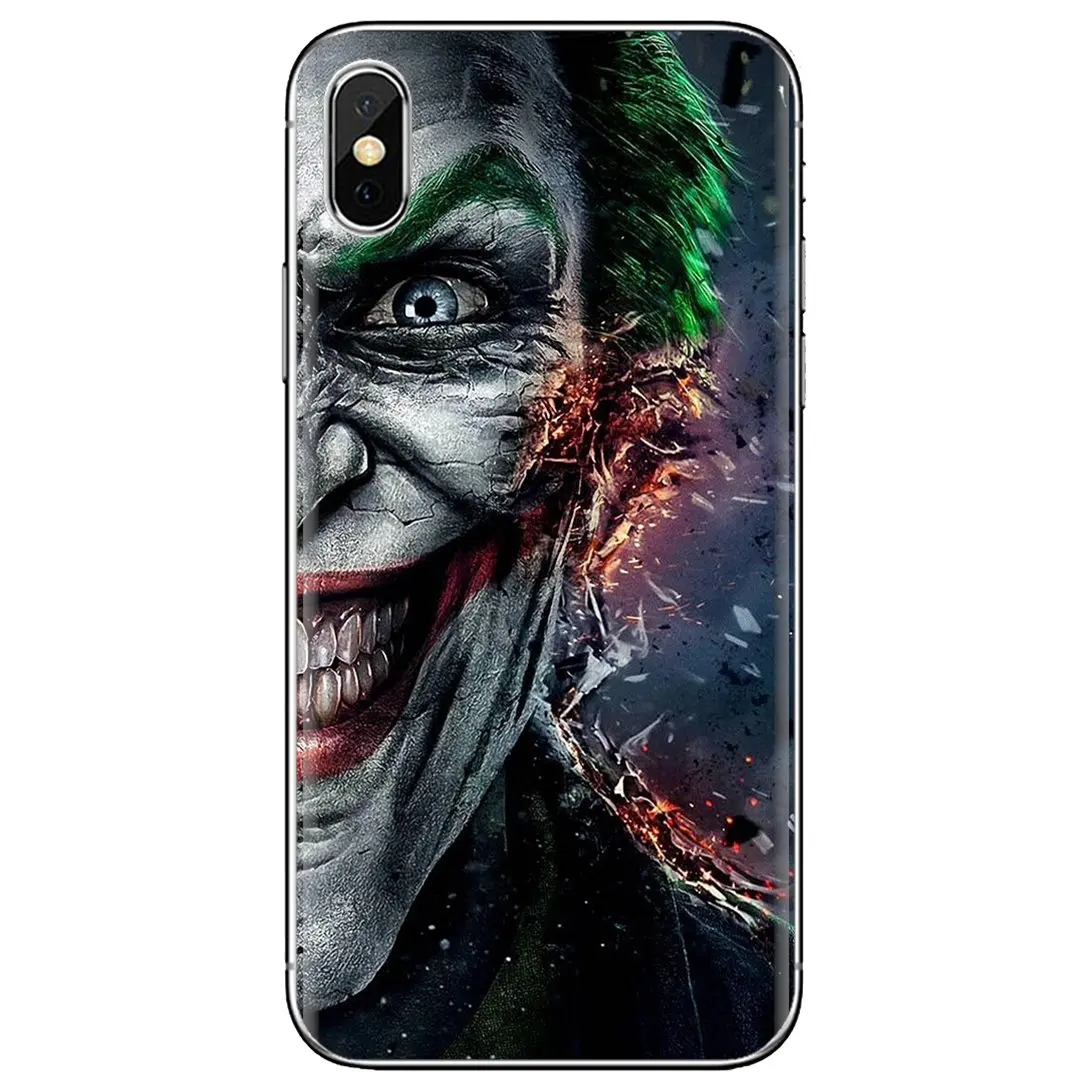 Фото Силиконовый чехол-сумка Joker-super-C-hero-Dc-Comics-Batman для iPhone 10 11 12 Pro Mini 4S SE 5C 6 6S 7 8 X XR XS Plus Max Силиконовый чехол-сумка Joker-super-C-hero-Dc-Comics-Batman для iPhone 10 11 12 Pro Mini 4S SE 5C 6 6S 7 8 X XR XS Plus Max