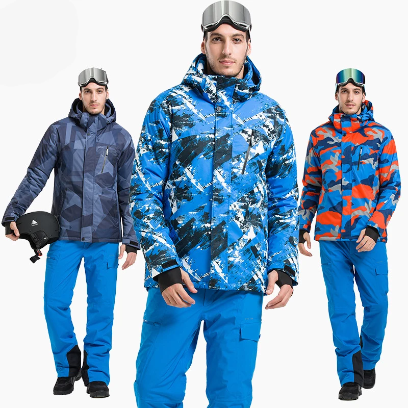 2019 зимний лыжный костюм для мужчин Спорт на открытом воздухе Сноуборд набор