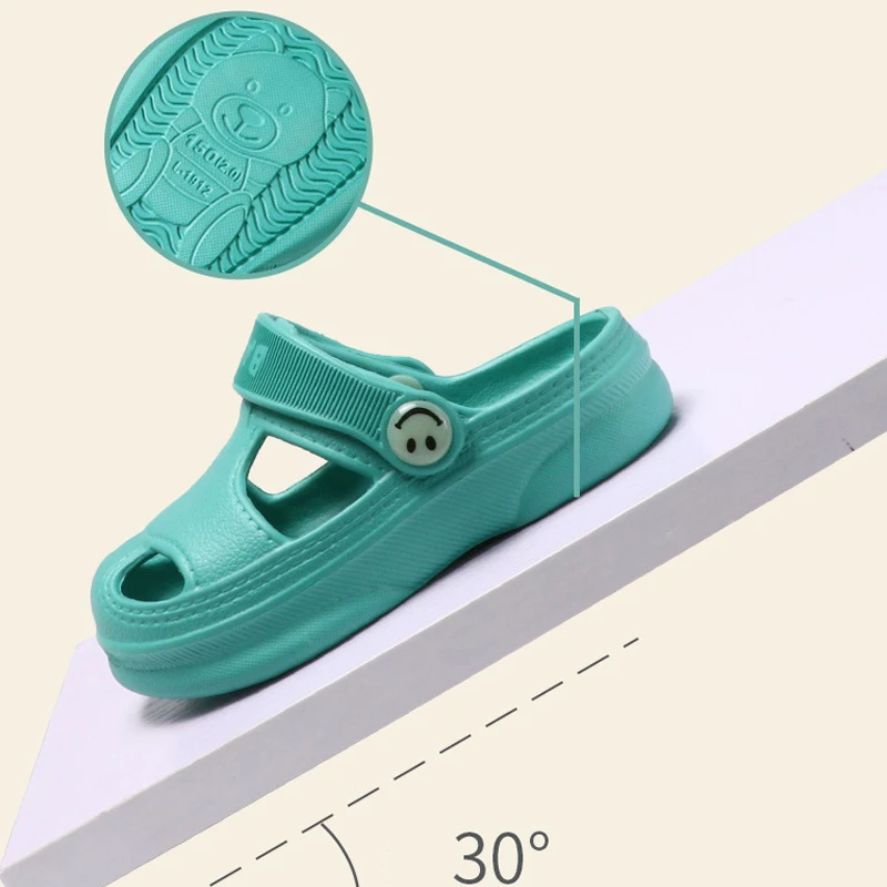 Детские сабо обувь для девочек простые тапочки малышей пляжные сандалии из ЭВА