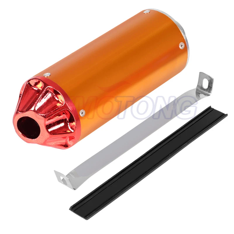 Универсальный алюминиевый выхлопной глушитель для мотоцикла 4 цвета 28 мм
