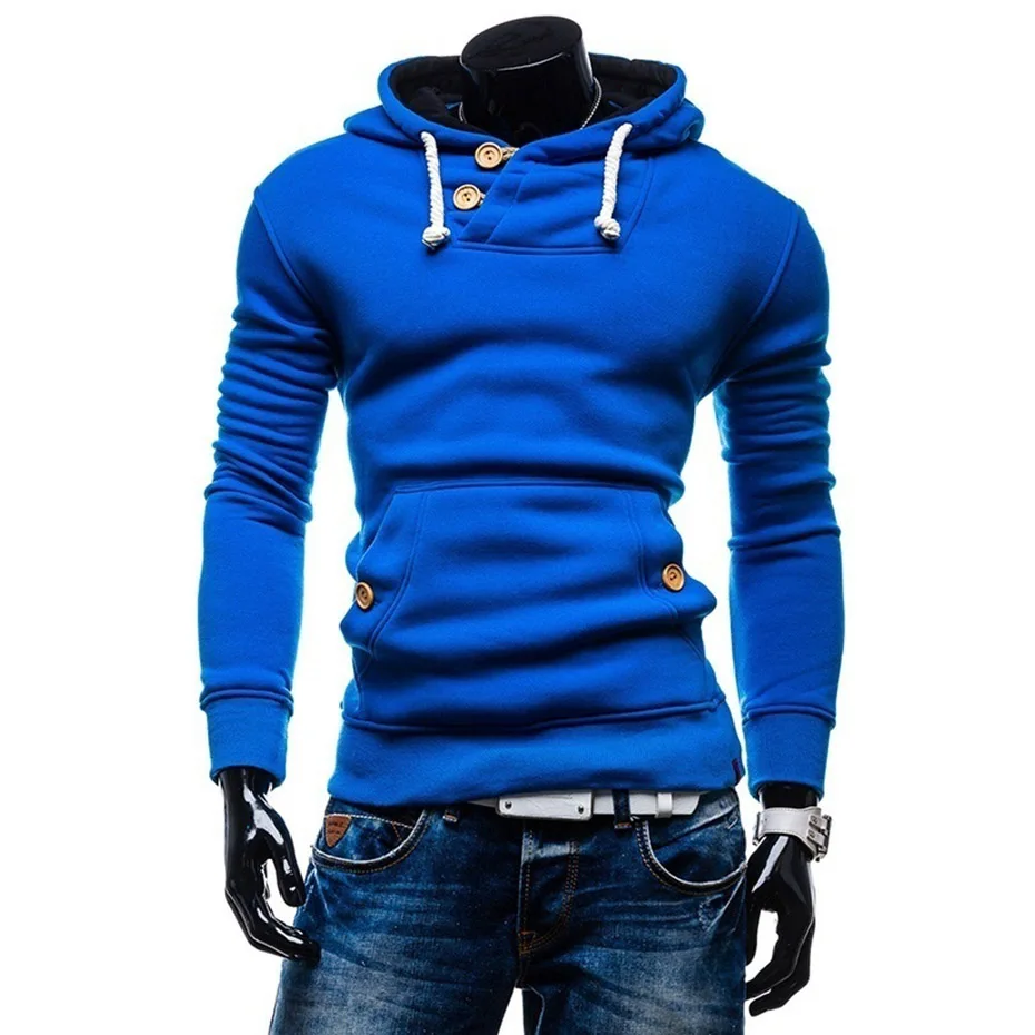 

ZOGAA 2020 Men Hoodies Hip Hop Solid Cotton Pullover Casual Long Sleeves Hooded Sportswear Street Wear 4 colors