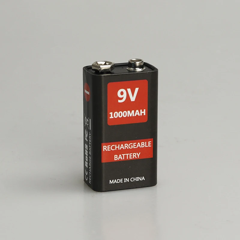 Литий ионный аккумулятор 6F22 9 В 1000 мАч аккумуляторная батарея USB детектор игрушек