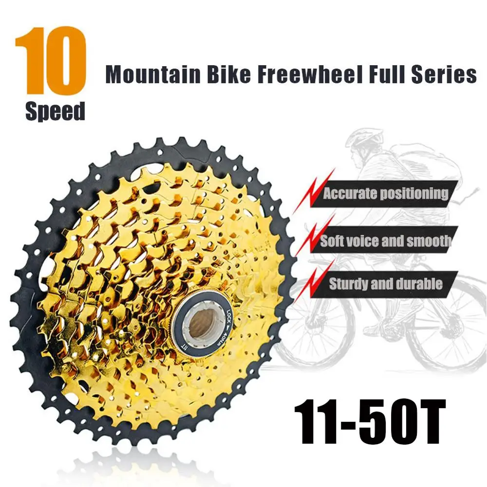 

10 Speed 11-50T Cassette Mountain Bike 10s 20s 30s Freewheel Cycling K7 sprocket For Parts XT SLX XO X0 X9 X7 Bicycle Parts