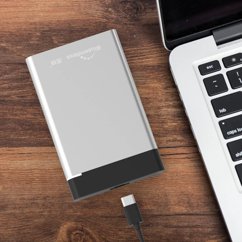 

Blueendless 2,5-дюймовый корпус для жесткого диска USB3.0 Micro-B/Type C HDD 6 ТБ