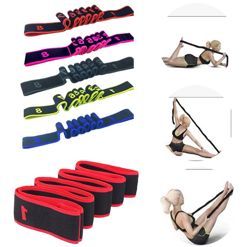 

8-level Belt Beauty Fitness Chest Expander Physical Exercise Resistance Band Rope Yoga Pull Rope Fitness Equipment Fitness Band