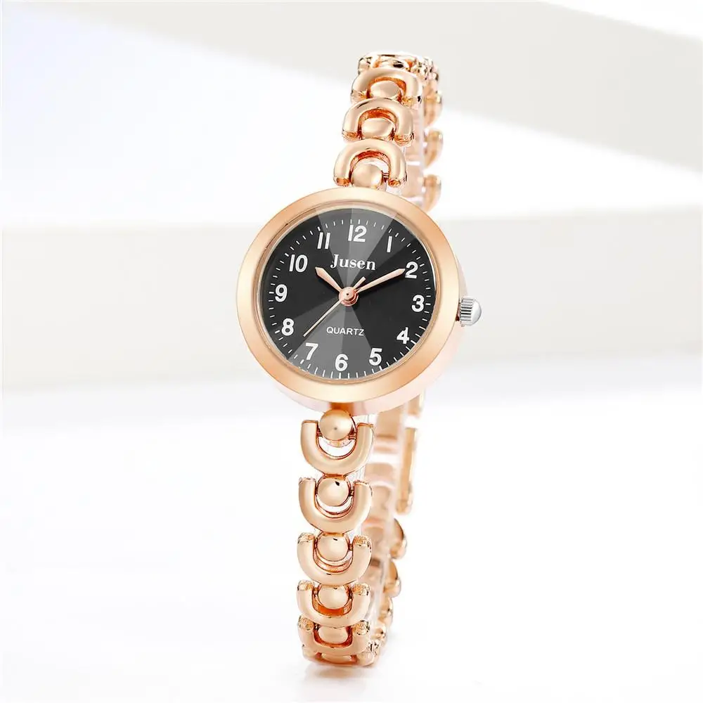 

Simple Digital Women Fashion Watches Luxury Rose Gold Metal Ladies Bracelet Watch Elegant Small Woman Clock Horloges Vrouwen