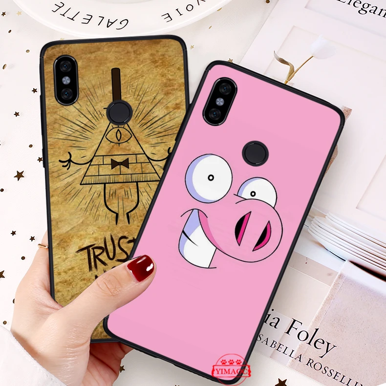 Гравитационный Фолс Розовый Свинья Силиконовый мягкий чехол для Redmi 4A 4X5 Plus 5A 6 Pro 6A