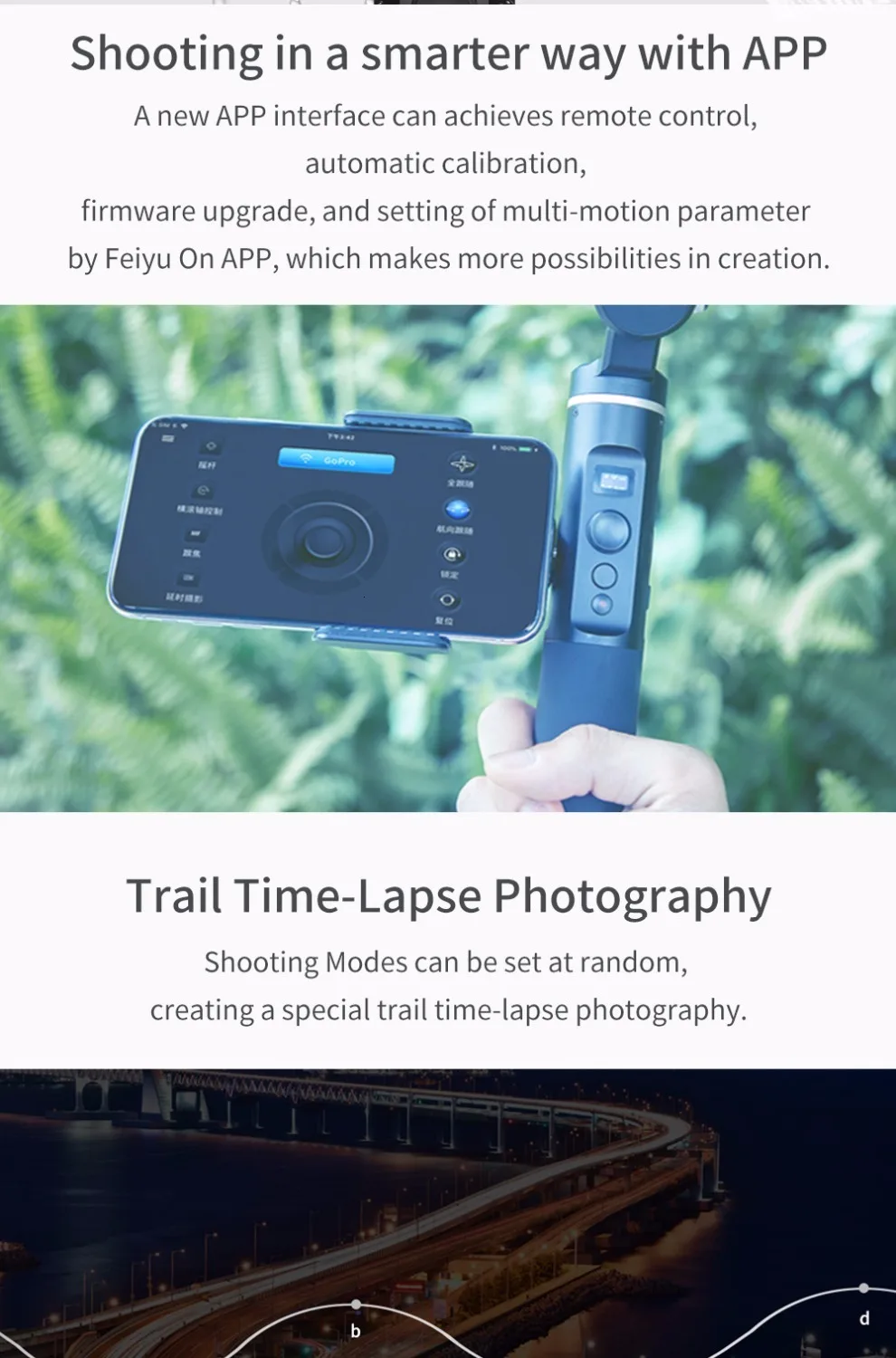 FeiyuTech G6 ручной карданный стабилизатор брызгозащищенный Wifi Bluetooth OLED экран для Gopro Hero 7 6 5 sony RX0 Yi