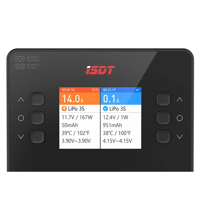 isdt k2 ac 200 вт dc 500 вт 2 двухканальный бал