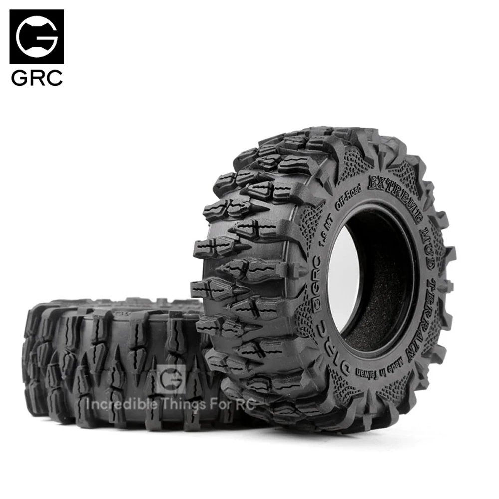 

GRC TRAXXAS 1/10 TRX4 Defender TRX6 D90 D110 Axial SCX10 90046 RC Crawler Car 1.9inch Rubber Mud Grappler Wheel Tires 108*42MM