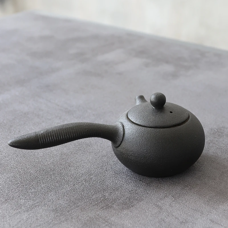 LUWU черный керамический чайник kyusu Чайник Китайский чайные наборы кунг-фу 150 мл |