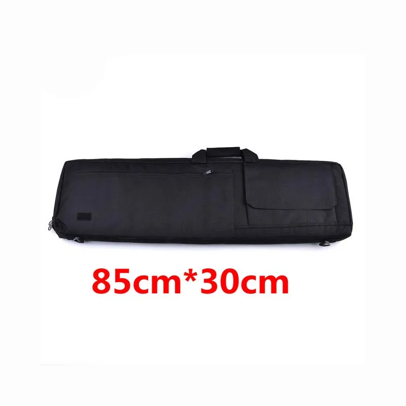 Black 85CM Военная Тактическая Сумка для оружия страйкбольного снайперского пистолета, чехол для переноски винтовки, для спорта на открытом воздухе, сумка на плечо, Защитная сумка для охоты и стрельбы - Цвет: Black 85CM