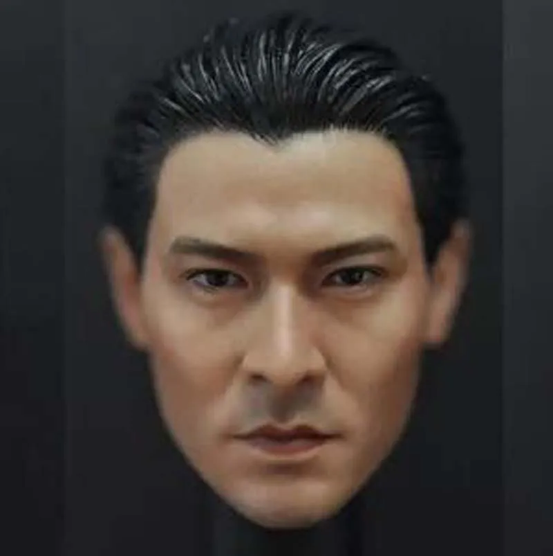 

1/6 Scale Lau Andy Without Neck Head Sculpt Gambler Young Handsome Boy Head Carving Model for 12in Action Figre Collection