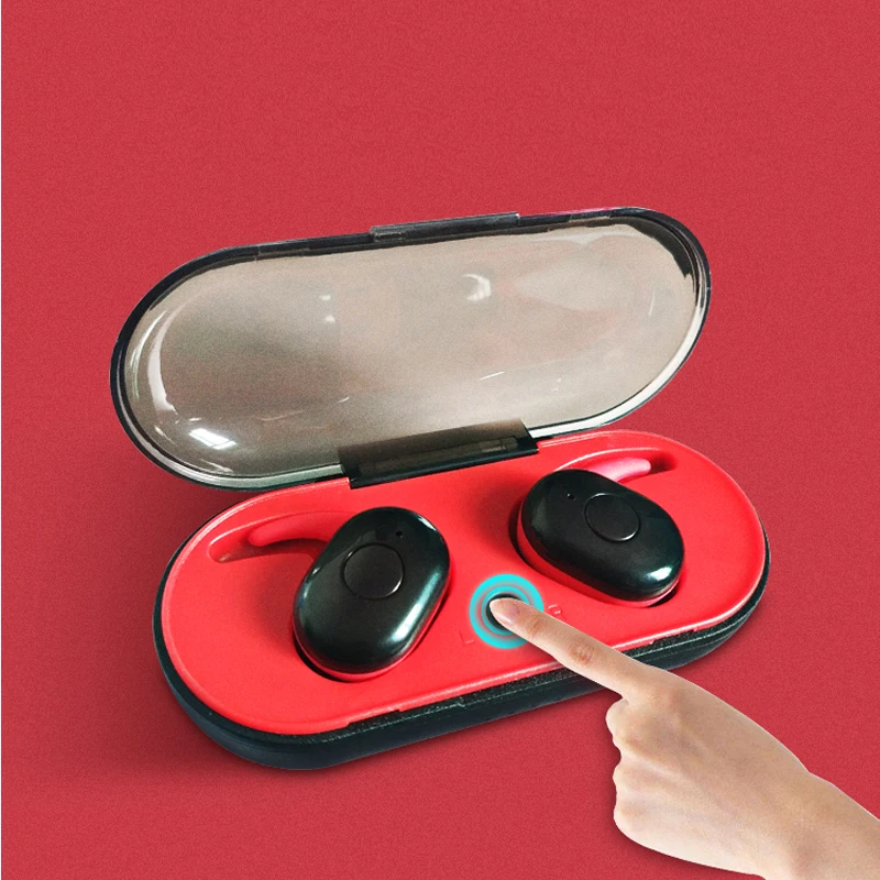 Беспроводные Bluetooth наушники TWS спортивные водонепроницаемые V5.0 шумоподавление