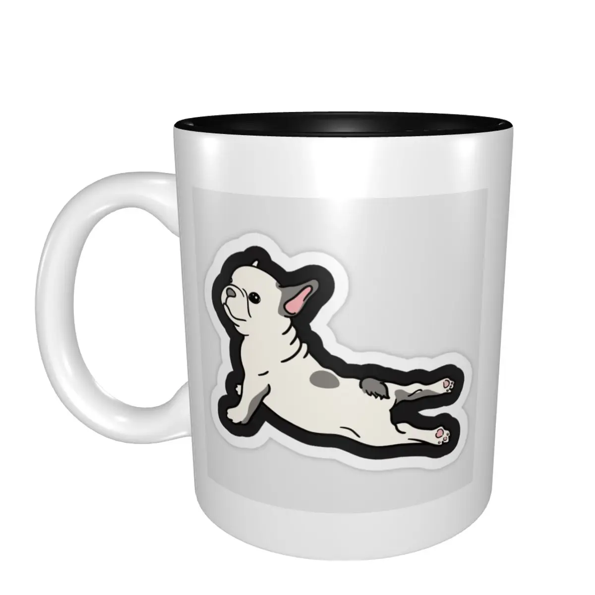 Кружка для йоги французского бульдога 2439 чашки кофейная чашка керамические