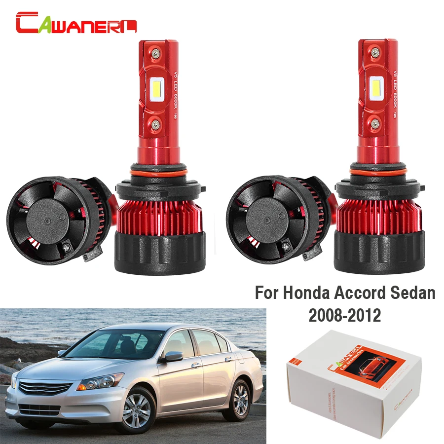 Cawanerl Автомобильный светодиодный головной светильник с дальним светом + ближнего