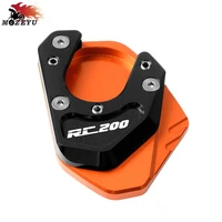 rc200 2014 2015 2016 2017 2018 motorcycle accessories side stand enlarge kickstand extension plate pad support extension pads