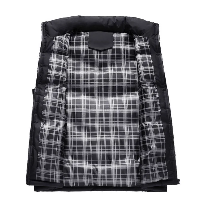 

Waistcoat Men Sleeveless High Quality Mens Winter Vest Plus Size Korean Fashion Warm Males Hot Sale Waistcoats Harajuku Vests