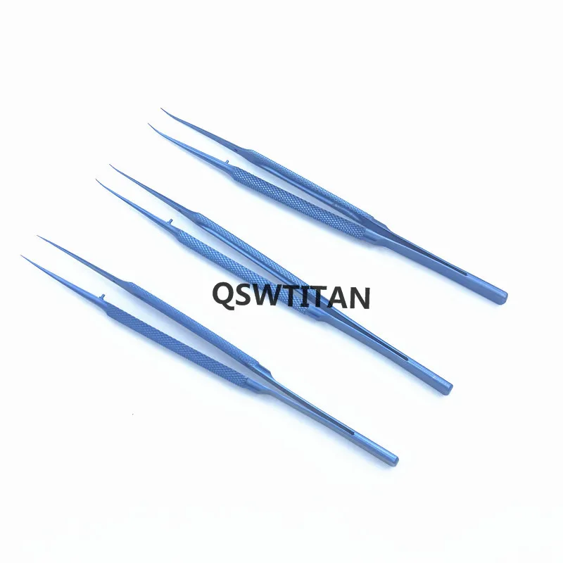 1 шт. 18 см Пинцет из нержавеющей стали/титана на платформе щипцы с круглой ручкой