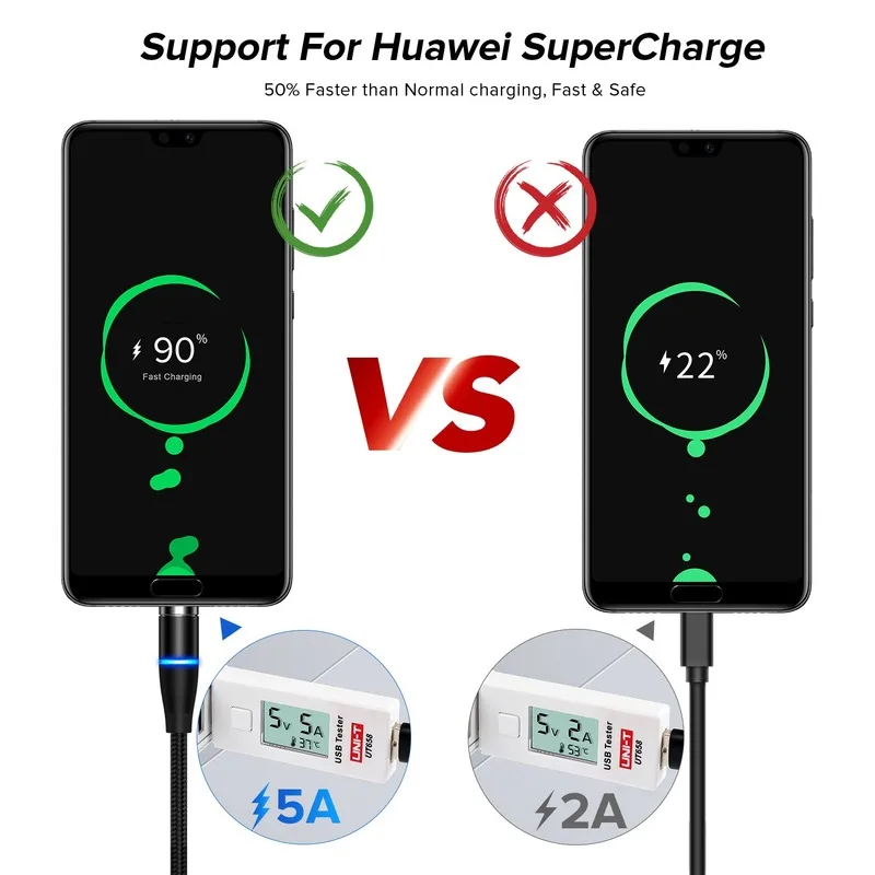 Магнитный зарядный кабель Type C/Micro USB 1/2 м|Кабели для мобильных телефонов| |