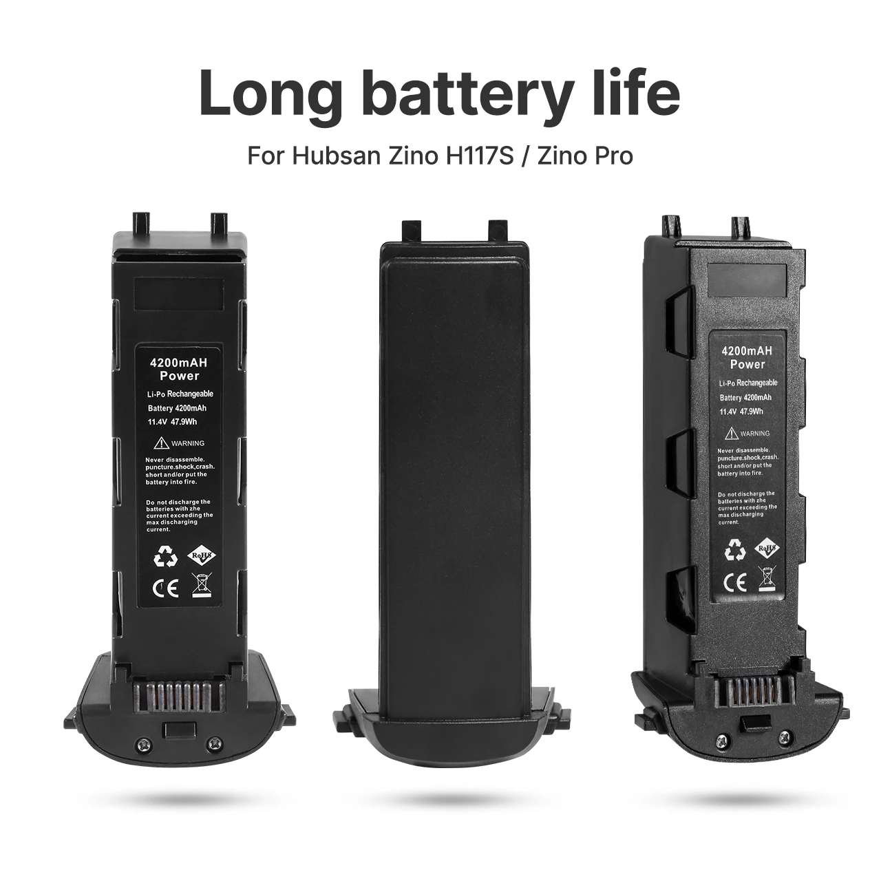 Аккумулятор для квадрокоптера Hubsan H117S Zino 11 4 в 4200 мАч GPS 1 шт.|Перезаряжаемые батареи| |