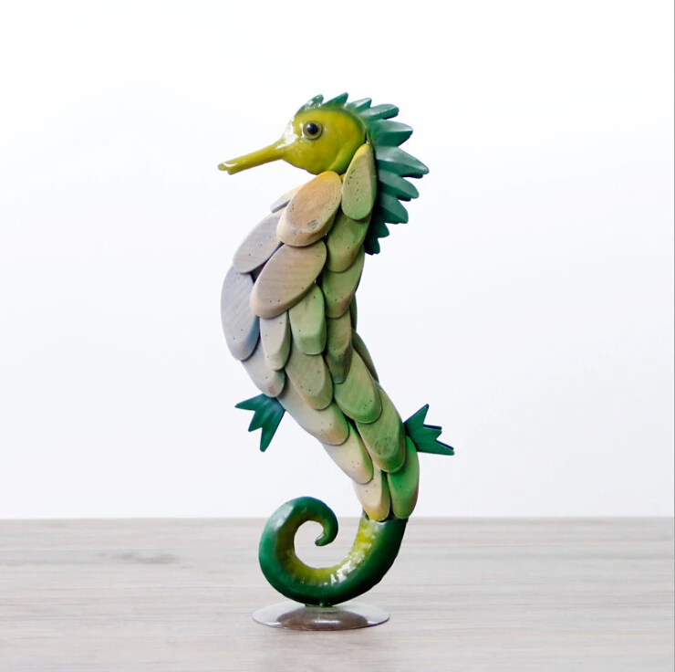 Морской Декор в средиземноморском стиле фигурка морского конька деревянное