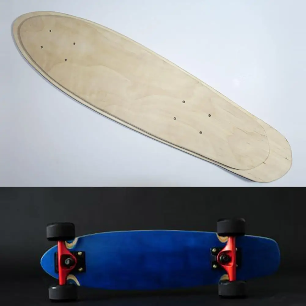 24/27 дюймов скейтборд для рыбы палуба мини крейсер доска клен сделай сам 7-слойная