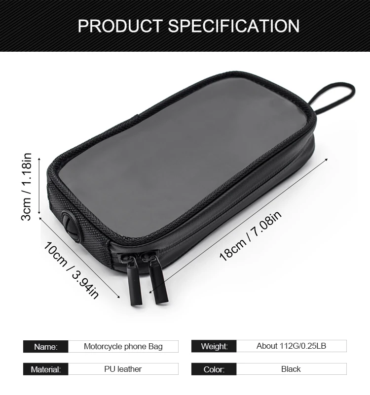 wosawe motorcycle fuel tank magnetic mobile phone bag waterproof can connect to mobile phone gps navigation box bag free global shipping