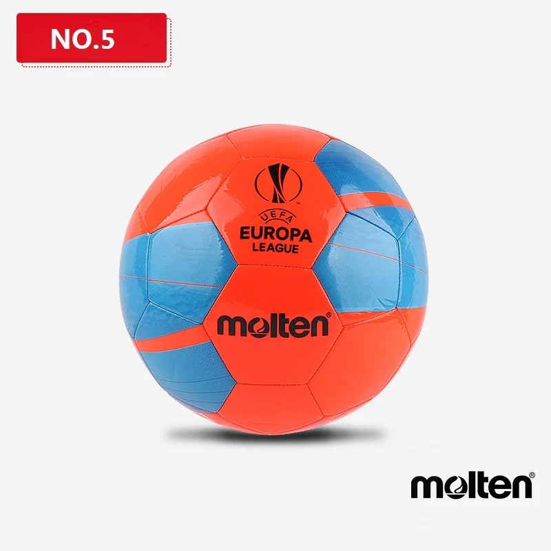 Профессиональный бесшовный Футбольный Мяч Molten из ПВХ размер 4/5 Футбольная