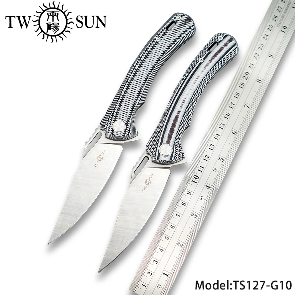 Складной нож TWOSUN 14C28N с лезвием карманный тактический охотничий уличный