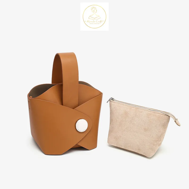 Весна 2020 Новый стиль Женская сумка ведро Ретро композитная через плечо|Сумки с