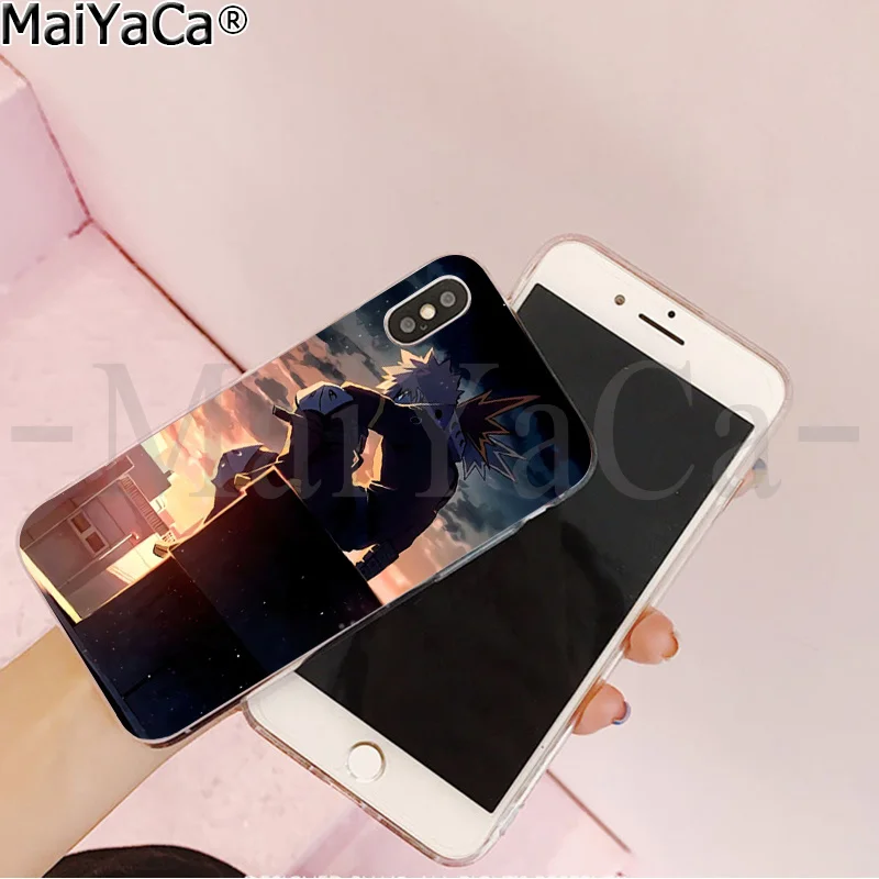 A11 MaiYaCa аниме кацуки бакугоу ТПУ прозрачный чехол для телефона чехол для iPhone 6S 6plus 7 7plus 8 8Plus X Xs MAX 5 5S XR - Цвет: A11