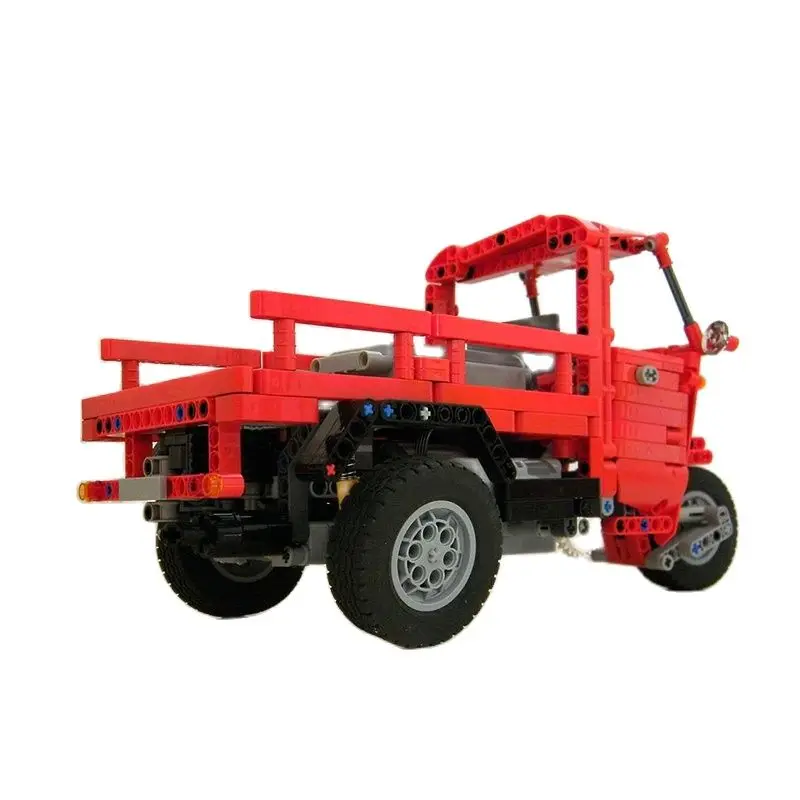 

Buildmoc Trucking Particles Accessory Motorcycle Tricycle Cartoon Car Brick Set Building Block Kid Toy City Kit