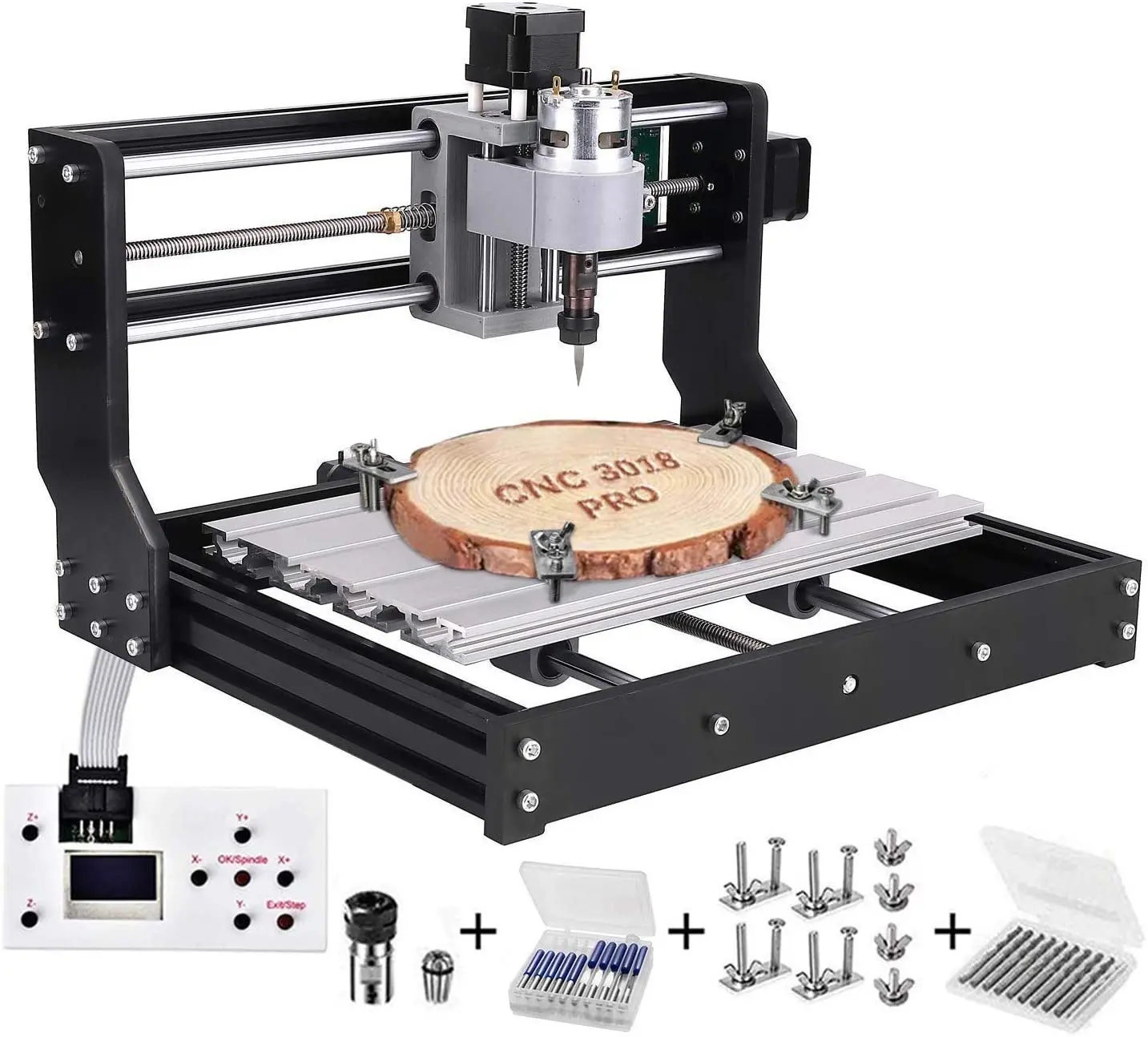 ЧПУ 3018 Pro гравировальный станок комплект GRBL Управление DIY мини фрезерный с