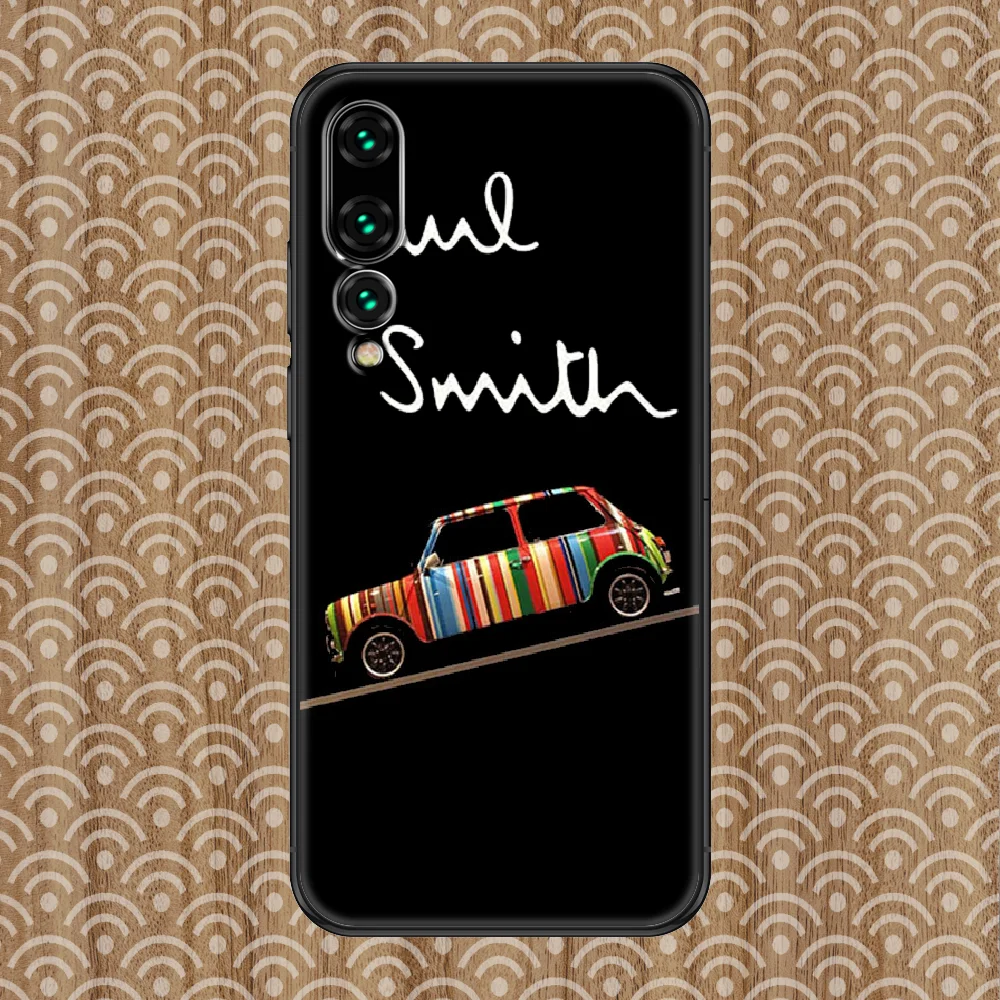 

Paul Fashion Brand Smith Italy Phone case For Huawei P Mate P10 P20 P30 P40 10 20 Smart Z Pro Lite 2019 black 3D back tpu Etui