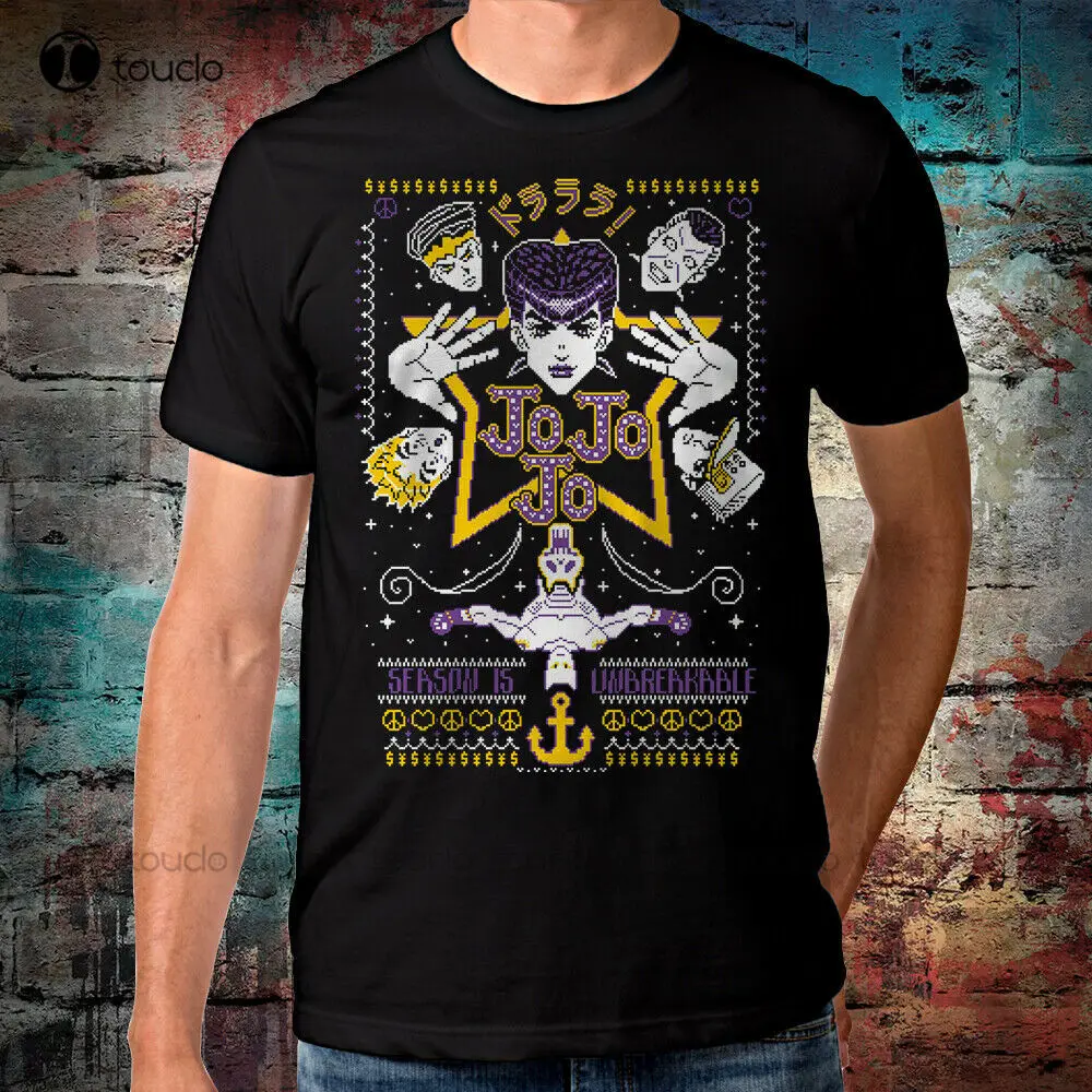 

Jojo'S Bizarre Adventure Art T-Shirt, Anime Premium Cotton Tee collared shirts for women