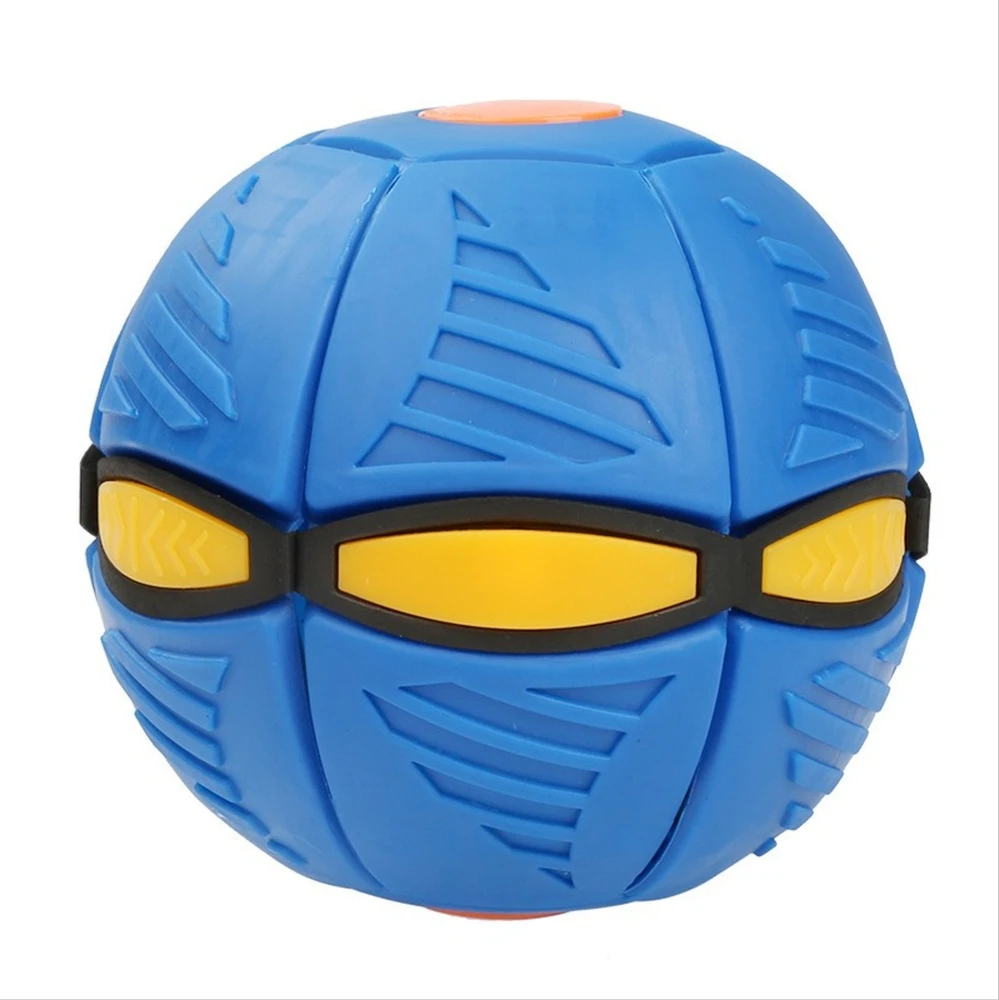 Летающий НЛО плоский бросать диск мяч со светодиодсветильник кой игрушечная