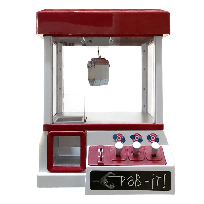 Монета кукла портативный аркадный Macnine Candy Grabber машина моторизованный коготь игра конфеты кран детские игрушки управляемая игра развлечения