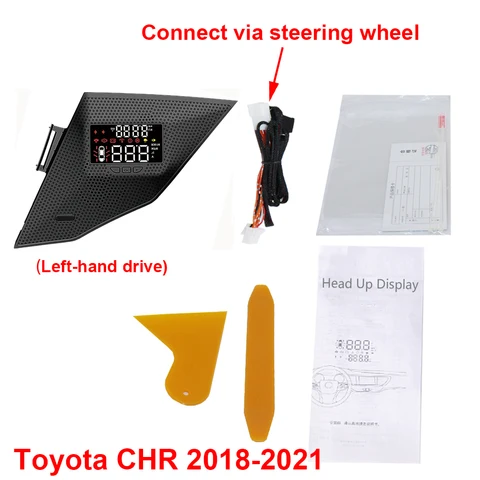 Автомобильный HUD Дисплей для Toyota C-HR/Izoa AX10/AX50 2018-2023 автомобильные электронные аксессуары безопасный лобовое стекло проектор