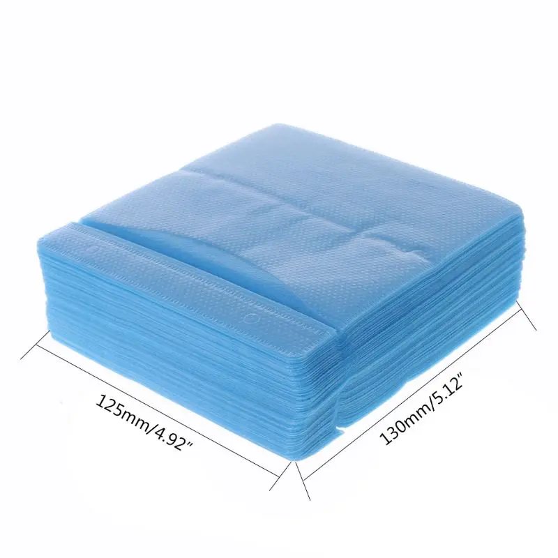 

T3EE 100Pcs DVD Double Sided Cover Storage Case PP Bag Sleeve Envelope Holder