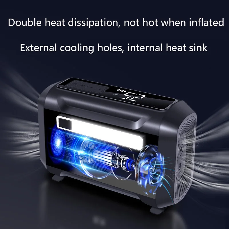 Велосипедный насос портативный автомобильный компрессор надувная лодка